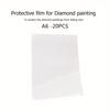 Выгодная упаковка 20 шт./набор алмазных картин, пыле-, пятностойкая, антиадгезионная, двухсторонняя защитная бумага, упаковка 10x15 см/4