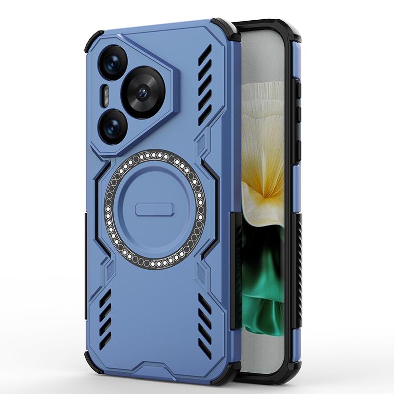 KEYSION Чехол с полым рассеивателем тепла для Huawei Pura 70 Pro+ Магнитное охлаждение Ударопрочный чехол для телефона Huawei Pura 70 Ultra