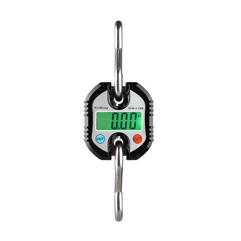 Мини-крановые весы 300 кг/660 фунтов, портативные ЖК-цифровые электронные весы, подвесные весы, сверхмощный весовой инструмент для домашнего фермерского рынка