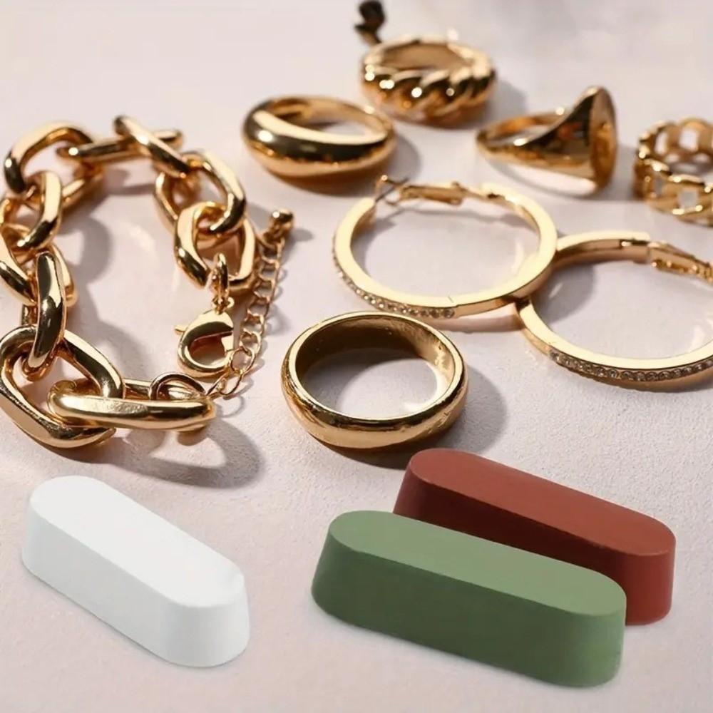 Versatile Polishing Paste Kit Multi-Purpose Buffing Compound Bars For Metal Surface