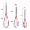 Красочный венчик для яиц, венчик для яиц из нержавеющей стали, кухонная проволока, венчик для воздушных шаров, миксер для молока, инструмент для смешивания яиц