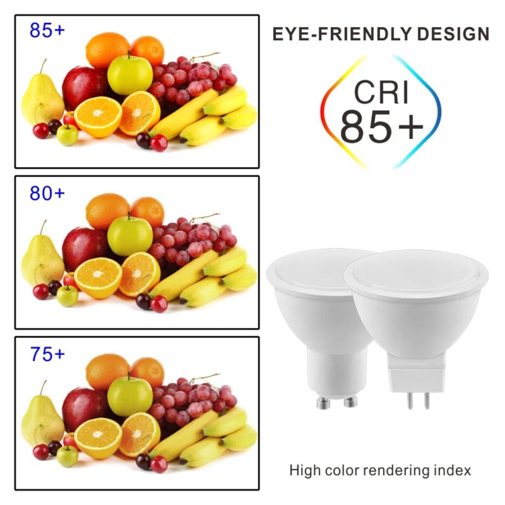 Новый высококачественный сверхъяркий низковольтный светодиодный прожектор MR16 - упаковка из 4-20 штук, энергосберегающая замена для Hal 20 Вт-50 Вт
