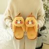 Kakao Friends Весенние тапочки Домашняя обувь Зимние меховые межэтажные шумоизоляционные мягкие пушистые офисные школьные холодостойкие тапочки Kakao Лучший персонаж в Корее