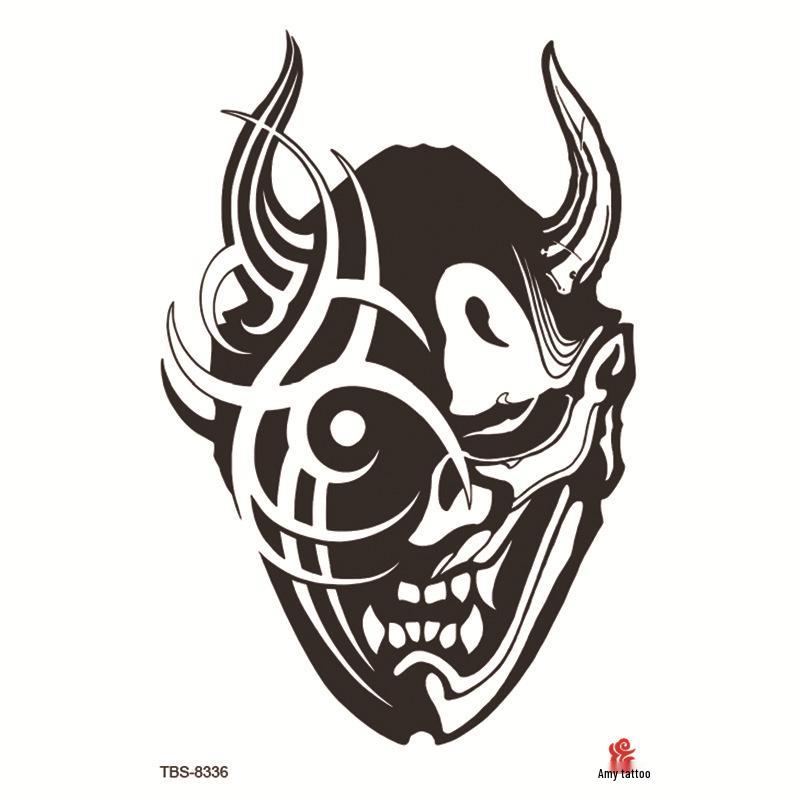 Набор маленьких водостойких тату-наклеек с тотемами и символами для предплечья