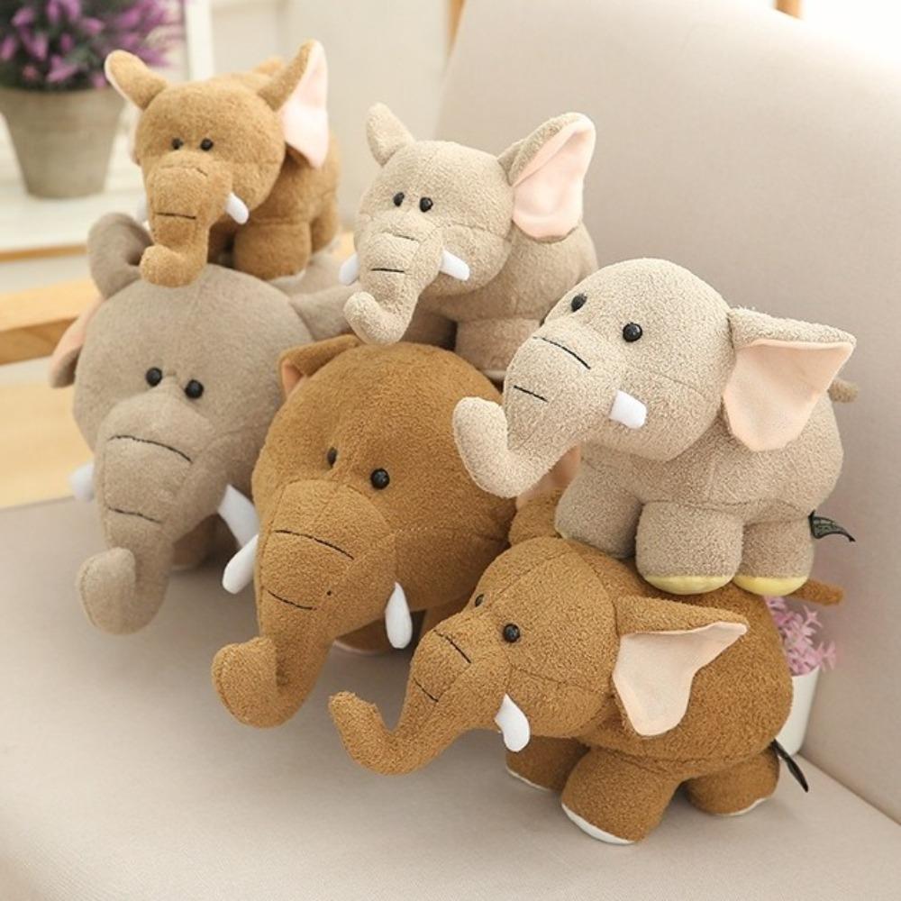 Baby Hippo Stuffed Animals Toy Cartoon Elephant Cushion Pillow New Plush Doll Christmas Gift