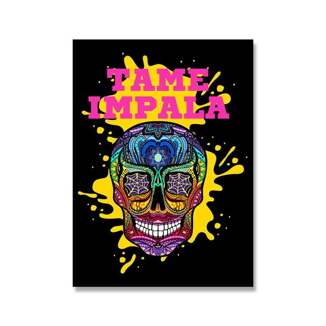 Мода Tame Impala Band Wall Art Печать Плакатов Абстрактная Музыка Рок Человек Обложка Холст Картина Картина Гостиная Спальня Домашний Декор
