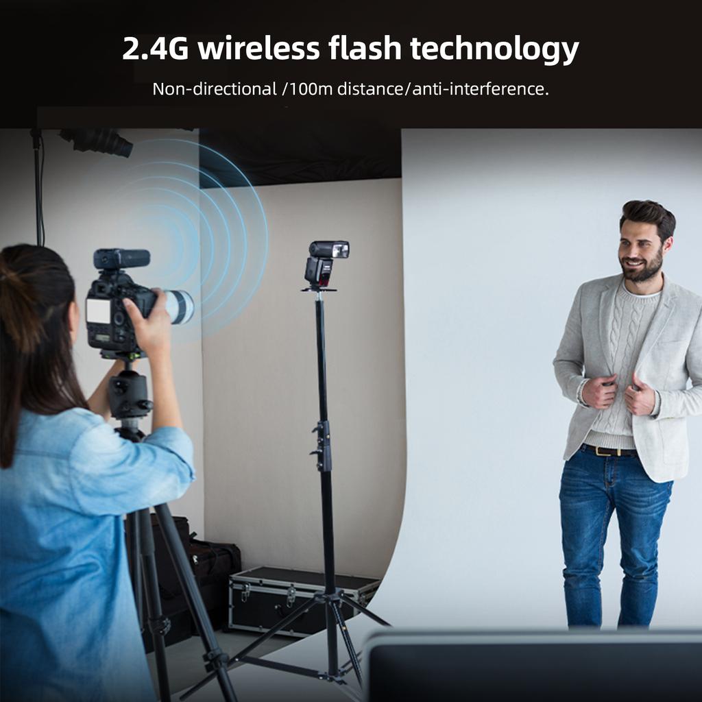 YONGNUO RF603II S1 2.4G Wireless Flash Trigger Transmitter 16 Channels 100M Transmission Range