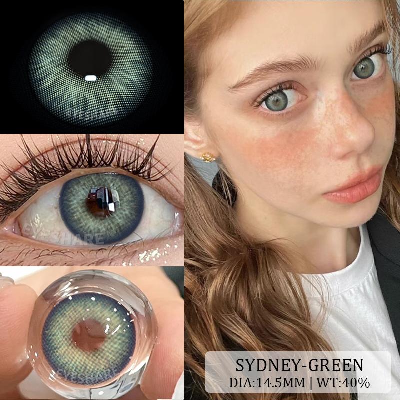 Контактные линзы AMARA Цветные контактные линзы с красивым зрачком Натуральные контактные линзы для цвета глаз Ежегодные косметические контактные линзы