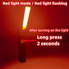 Folding COB XPE LED Work Light Flashlight USB Rechargeable Torch Magnetic Base & Hook, Emergency Car Inspection Lamp Red SOS