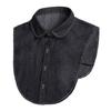 Adjustable Straps Denim Fake Collar Round Neck Shirt Collar Turtleneck Fake Collar  Autumn Winter