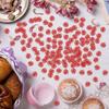 Rose Flower Confetti Red Glitter, Women Mom Birthday Table Confetti, Wedding Anniversary Paper Scatter, Engagement Show Love Party Table Decorations,
