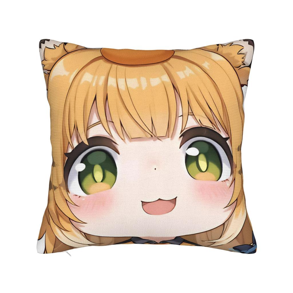 Zenless Zone Zero Ellen Joe Chibi Head Morcaworks Pillowcase Soft Polyester Cushion Cover Decoration Pillow Case Cover Car