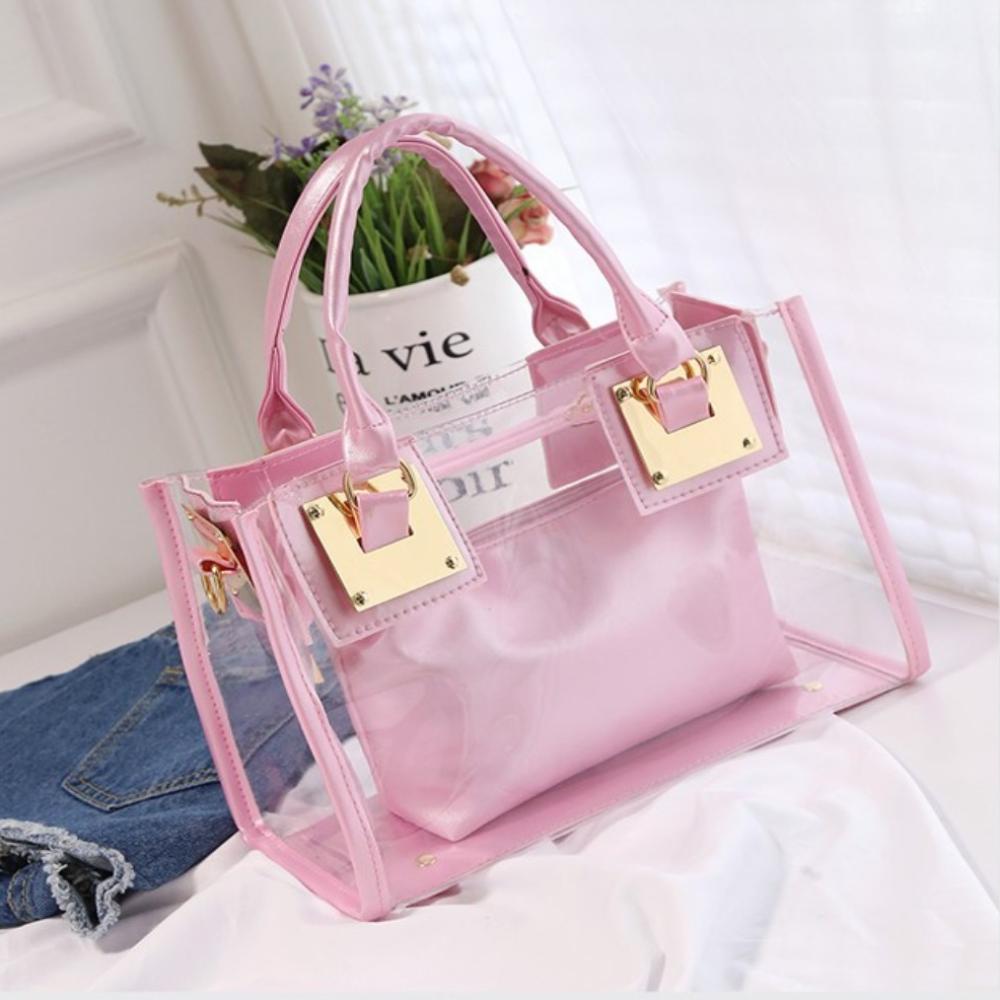 Transparent Clear Totes Bags Summer Shoulder Messenger Bag The Water-Sprinkling Festival