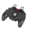 Mobile Game Controller Professional Sensitive Control 6 Finger Operating Gamepad with Cooling Fan