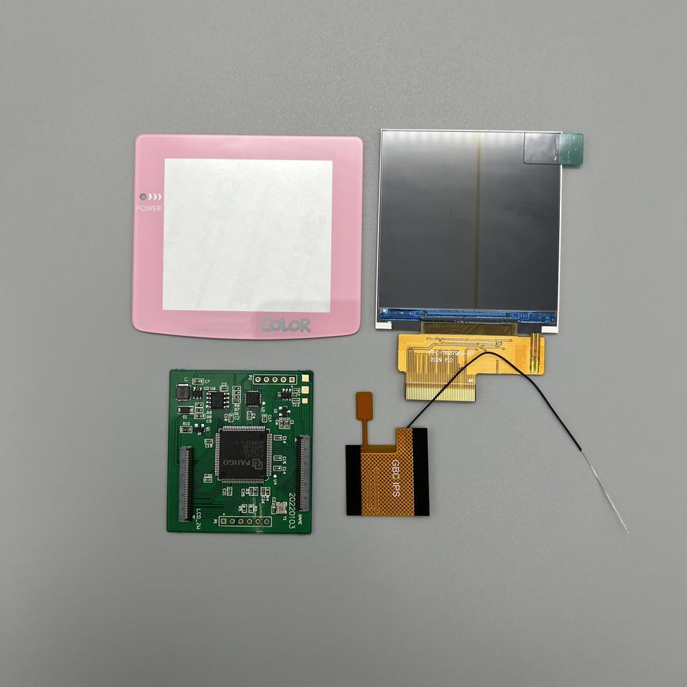 Высокояркостный ЖК-экран IPS 2,6 дюйма подходит для Nintendo Gameboy Color IPS GBC lcd. Поддерживает отображение пикселей.