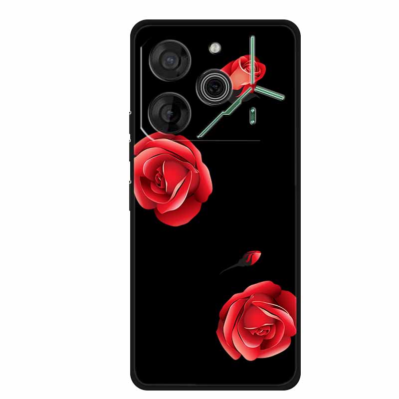 Черный силиконовый чехол для телефона Tecno Pova 6 Pro, противоударный, мягкий чехол-бампер для Tecno Pova 6 Pro, задняя крышка-чехол Pova6 Pro, мультяшный