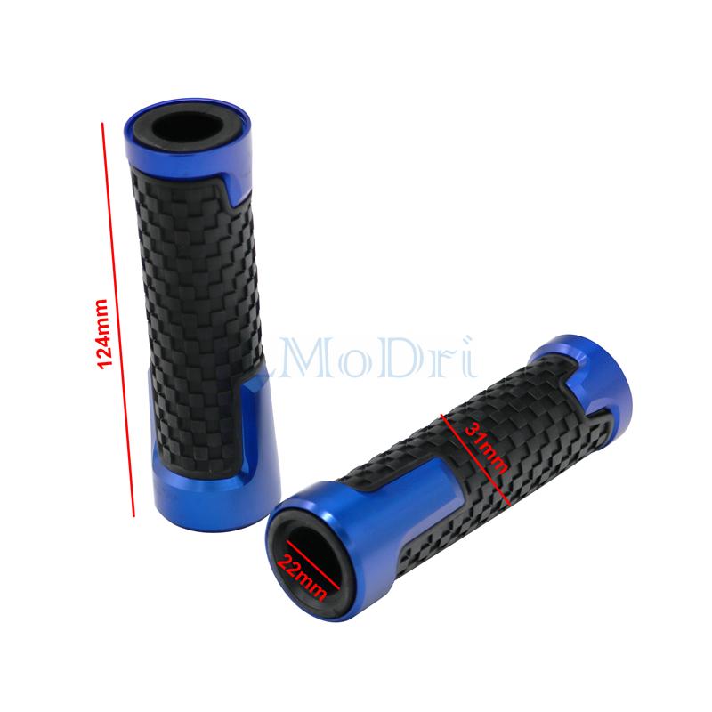 LMoDri Универсальный 7/8 "22 мм ручки для руля мотоцикла, ручки для руля мотоцикла, 6 цветов для