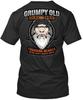Grumpy Old Biker Club Bikers Founding Member Never Happy T-Shirt Made USA S 5XL
