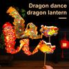 1 Set Dragon Dace Lantern Material Kit DIY Handmade LED Copper Wire Cloth Body Chinese Loong Toy Performance Prop Kids Adults New Year Gift