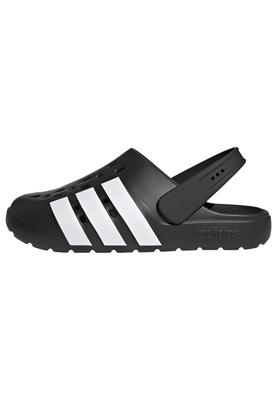 Спортивные сандалии Adilette Clog Унисекс Взрослые NRB35 Основной черный см Черный/Белый/Основной (JQ8058) +26,5