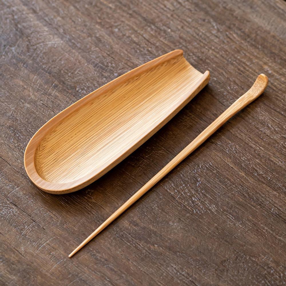 Natural Bamboo Tea Scoop Handmade Tea Needle Durable Tea Accessories Set office