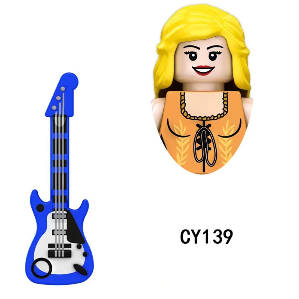 LG1015 Конструктор для девочек Знаменитые сборные кубики Принцесса Мини-куклы Фигурки Экшн Детские Милые Каваий Игрушки для Рождественских подарков