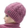 Women's Autumn-Winter Thickened Knit Hat & Scarf Set for Middle-aged & Elderly