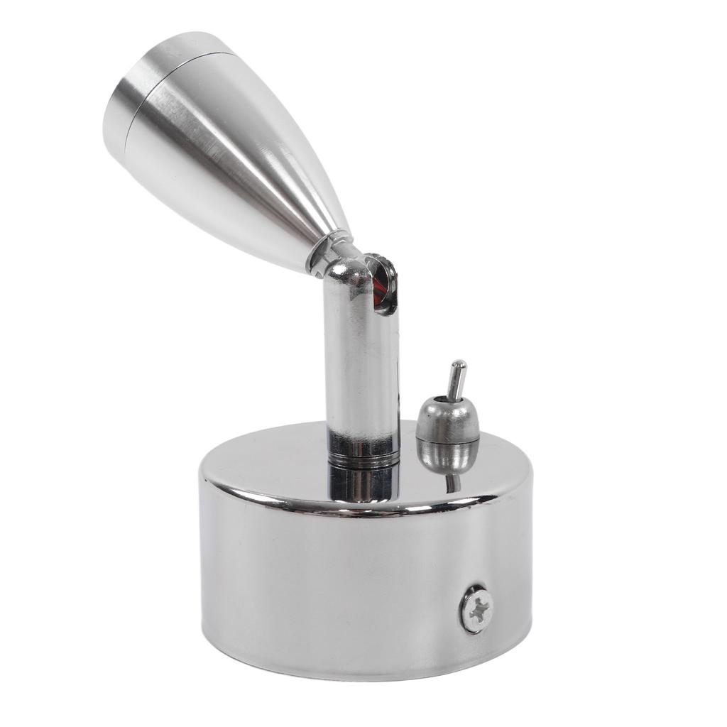 12В 3Вт Светодиодный Маленький Прожектор Теплый Белый Поворотный Светильник для Чтения Внутреннее Освещение для Автодома Яхты Кемпера Прицепа