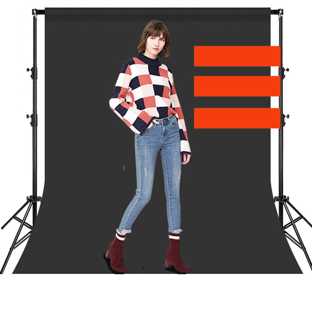 Фоны 3x2м Портретный фон Полиэстер для фотографии Фотостудия Крупный план Черный