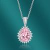 BELLA BOX Drop Shaped Pendant Necklace Multiple Colour Fashion Wedding Engagement Jewelry