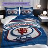 Glory Legacy Three-piece set (1 * duvet cover + 2 * pillowcase, without core) 2D Flat Soft and comfortable Duvet cover and pillowcase Bedding set