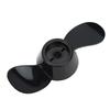 Propeller Thickened Plastic Durable 2 Blade Replacement Propeller for 12V 24V Engines Black