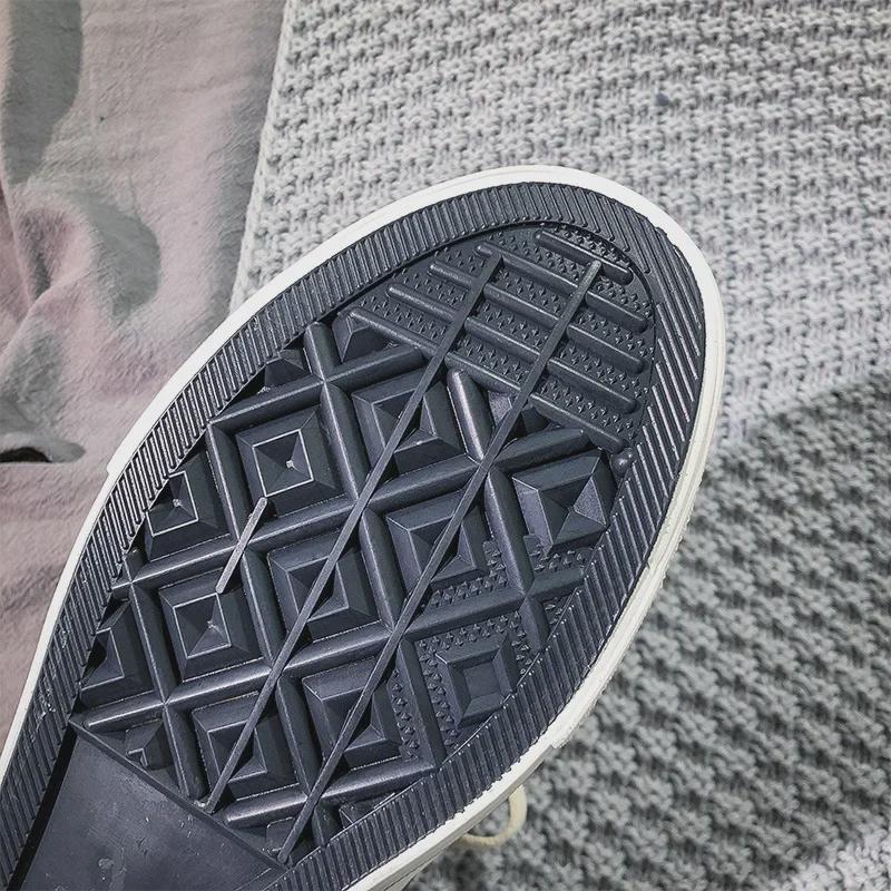 2024 Men's Korean Style Trendy Low-Top Canvas Shoes – Breathable, Casual, All-Match Sports Shoes for Students