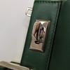 [Pre-Owned] Zumi Double G Buckle Leather Large Capacity Shoulder Crossbody Tote Bag Medium - Very Good #KV32HG