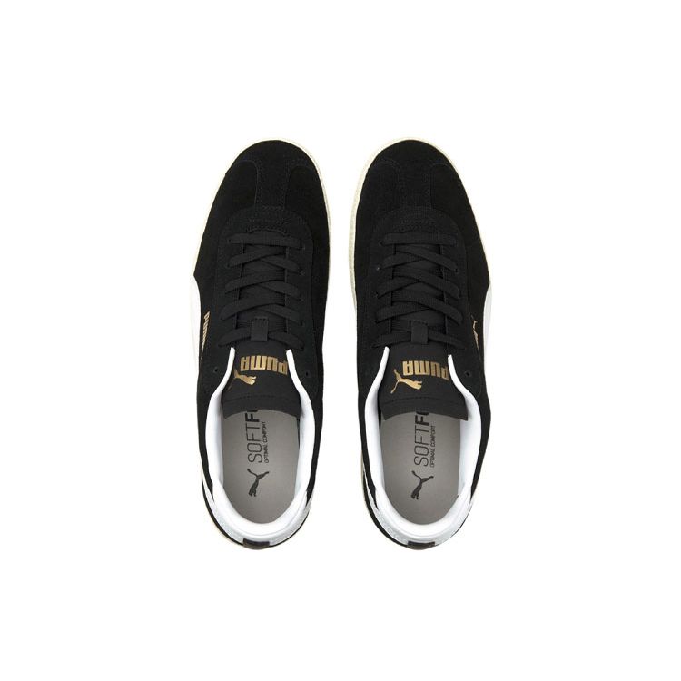 Puma Кроссовки Club Black White Unisex Team-Gold Ivory-Glow 381111-02