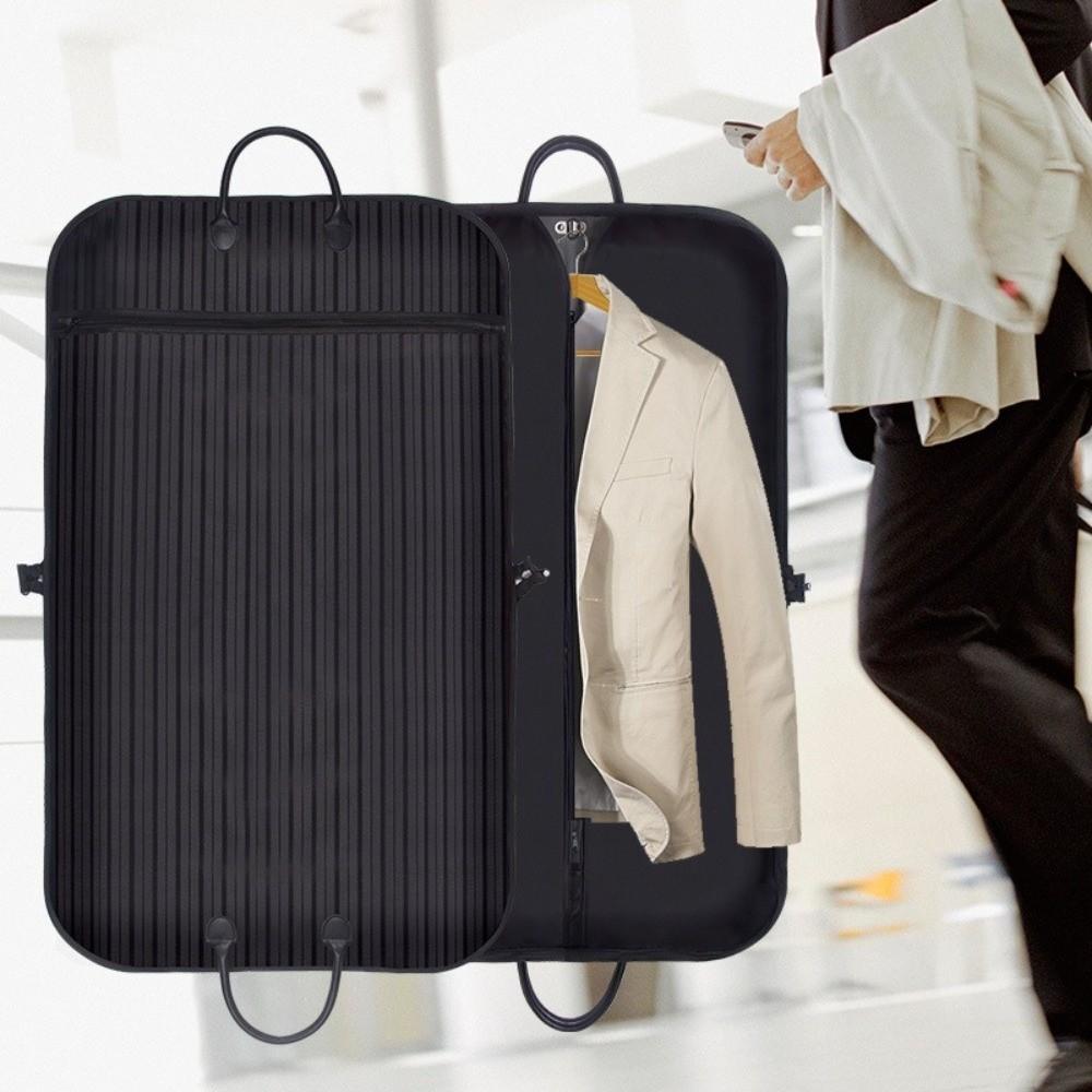 Oxford Cloth Dust Cover Zipper Closure Suit Storage Bag Suit Dustproof Storage