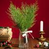 5pcs Pine Branches Artificial Plants Christmas Wedding Home Tree Decorations DIY Handcraft Bouquet Gift Box Fake Plants