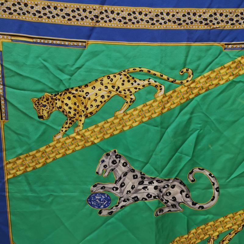 Used Cartier Must de Cartier Panther Silk Scarf Women's - ISItems [USED] [Vintage] [Secondhand] 50164846