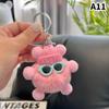 Hairball Small Coal Ball Elf Key Chain Cute Bag Pendant Female Pendant Small Monster Keychain Doll
