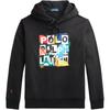 Polo SS22 Fleece Hooded Pony Logo Sweatshirt Unisex Sweatshirt Black 710868912001