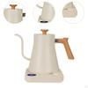 Electric Gooseneck Pour Over Kettle Temp Control 1200W Quick Boil for Office Black