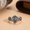 Adjustable Anchor Ring Men Women Punk Hip Hop Vintage Finger Stylish Geometric Jewelry Accessory