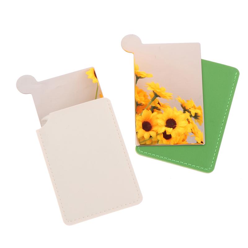 Portable Mini Stainless Steel Unbreakable Makeup Pocket Mirror Cosmetic Mirror