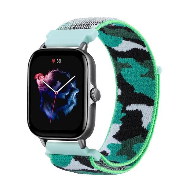 20 мм 22 мм Нейлоновый ремешок для Amazfit GTS 2/2e/3/4/GTS 2 mini/GTR 4/3/3 Pro/2/2e/47 мм Stratos 2 3 Браслет Amazfit Bip/Balance Ремешок