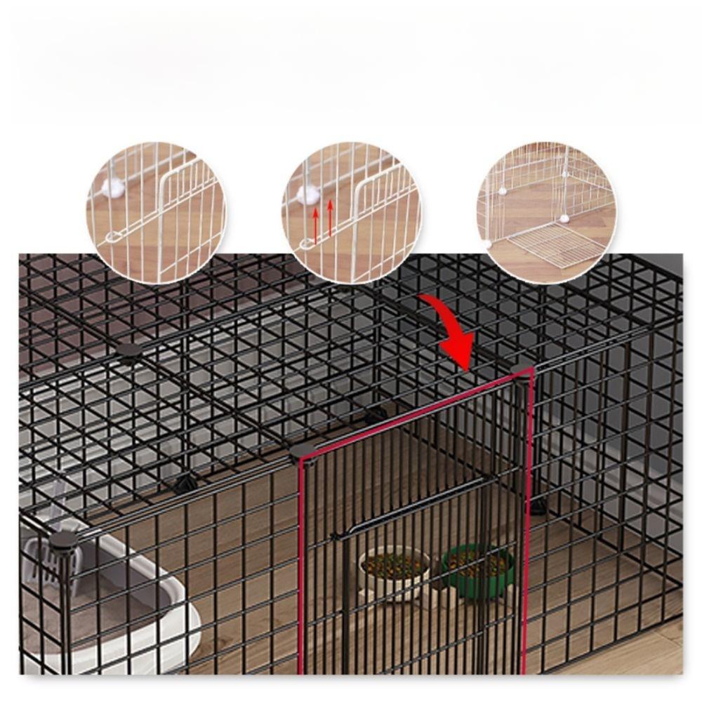 Съемная клетка для кошек, складной большой дом, портативный забор из проволочной сетки, большой кошачий дом-вилла
