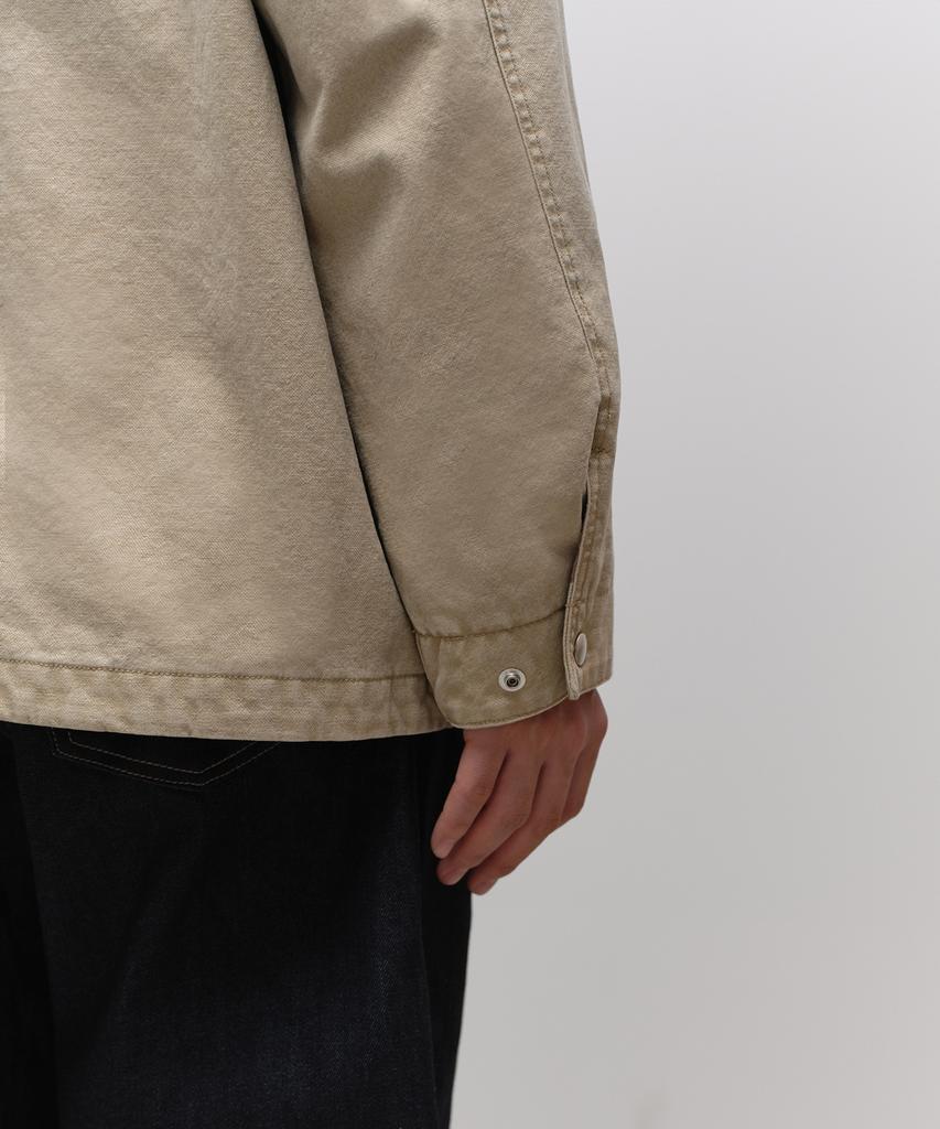 Musinsa Standard Pigment Canvas Hunting Jacket [Beige]
