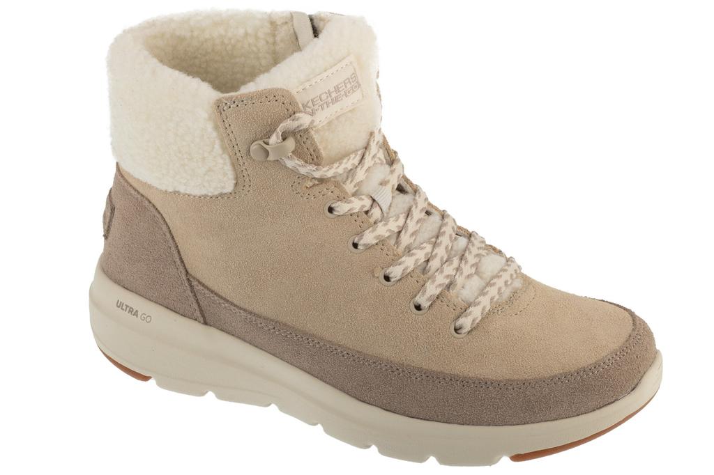 Skechers Glacial Ultra - Autumn Days, Womens Beige Winter Boots
