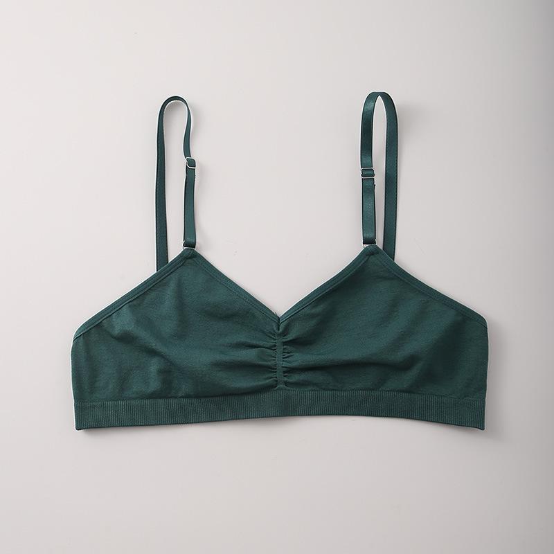 \Triangle Bras Beautiful Girl Wear Backless Push Up Bra for Women Seamless Sports Comfortable Bras