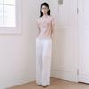 Thursday Island Women Eyelet Embroidered Banding Pants T264mpt249w