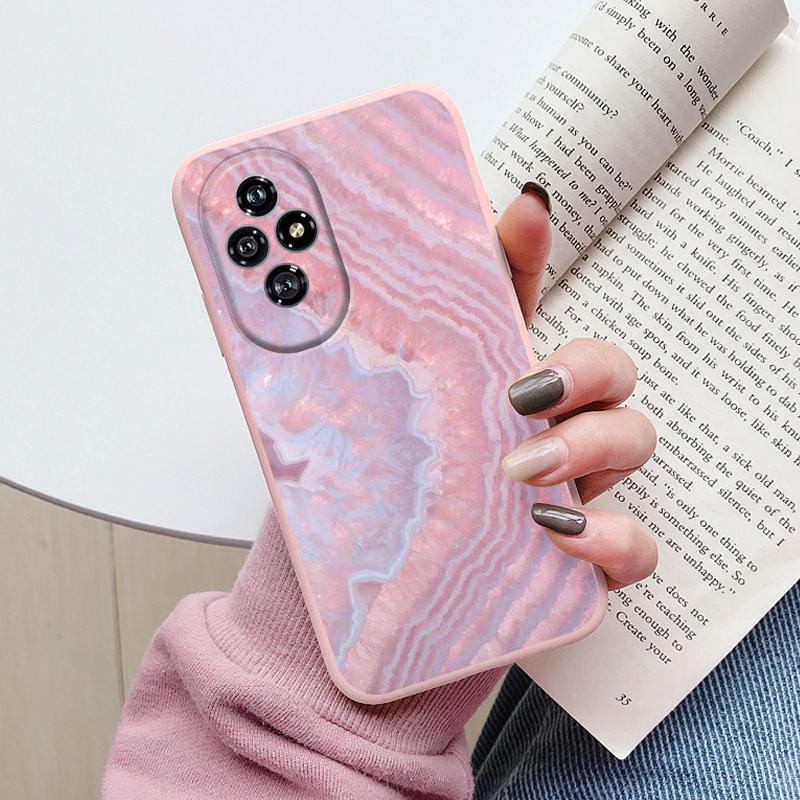 Красочный Мраморный Чехол Для Honor 200 Роскошный Мягкий Ударопрочный Чехол Fundas Для Honor200 90 Lite Чехол Акварельная Масляная Живопись Coque